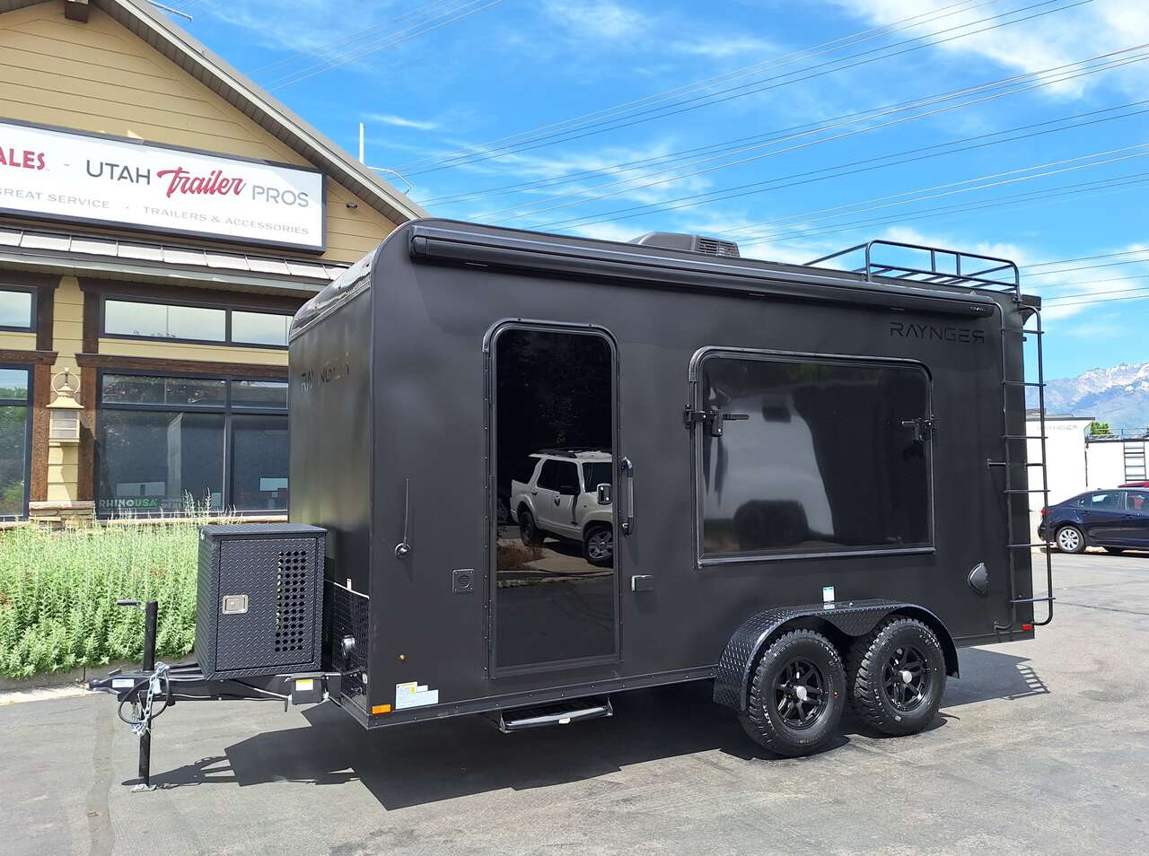 7x16 Off Road Toy Hauler Camper UTV/ATV Pkg, Insulated, A/C, Heat, Stereo RAYNGER 2025