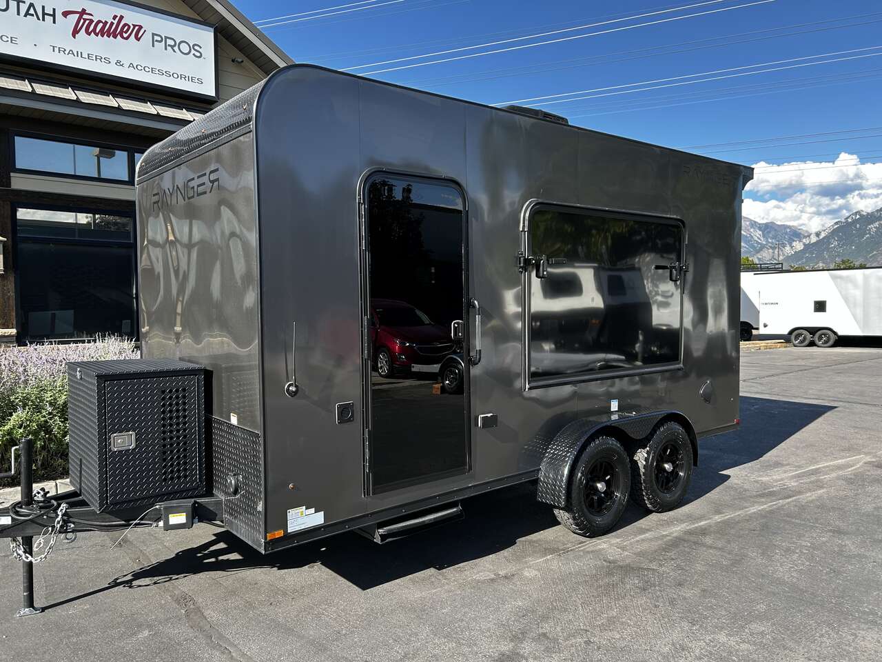 Raynger 7x16 Off Road Toy Hauler Camper Enclosed Cargo UTV/ATV Pkg, Insulated, A/C, Heat