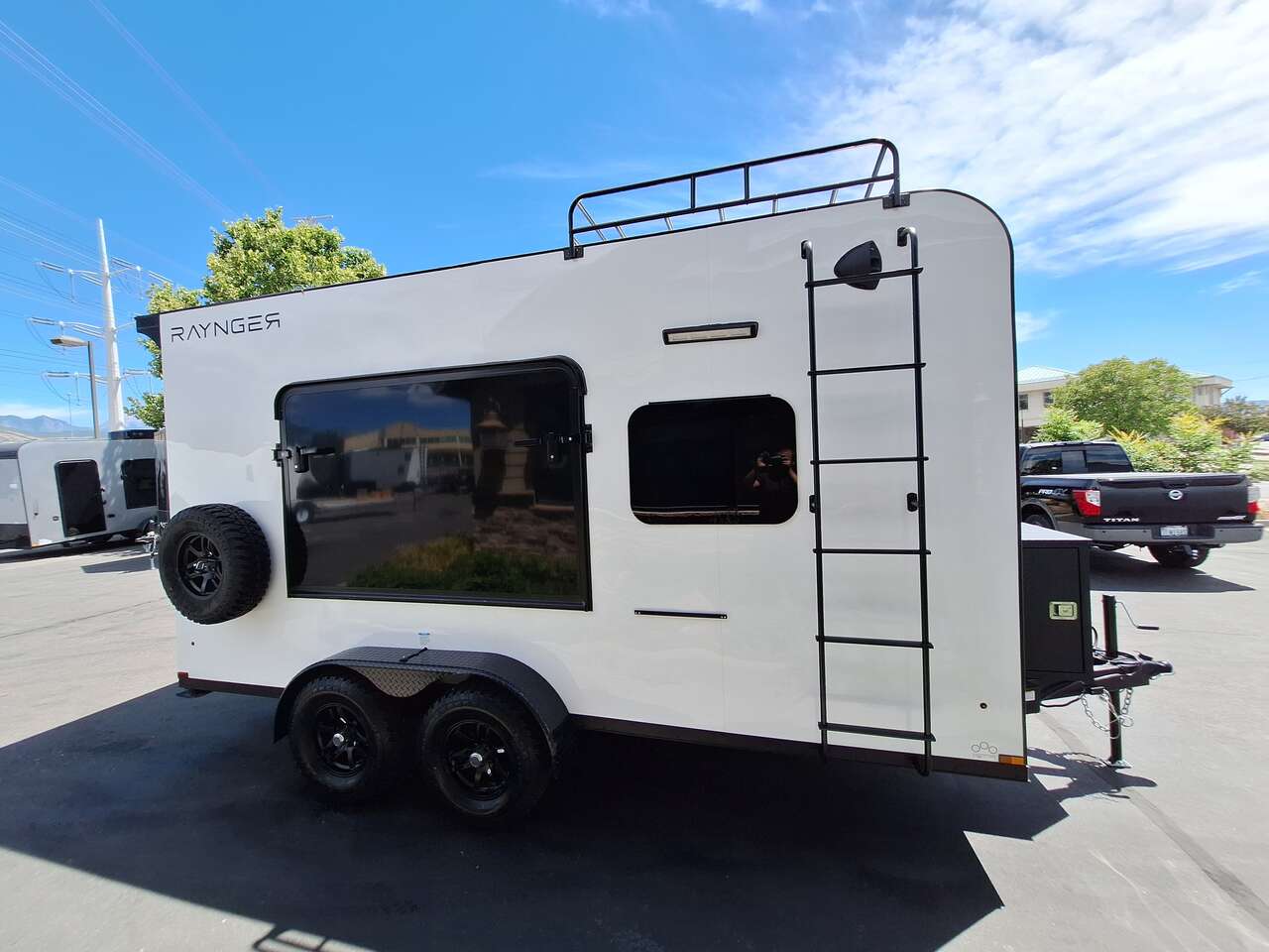 7x16 Off Road Toy Hauler Camper Enclosed Cargo UTV/ATV pkg, Insulated, A/C, Heat