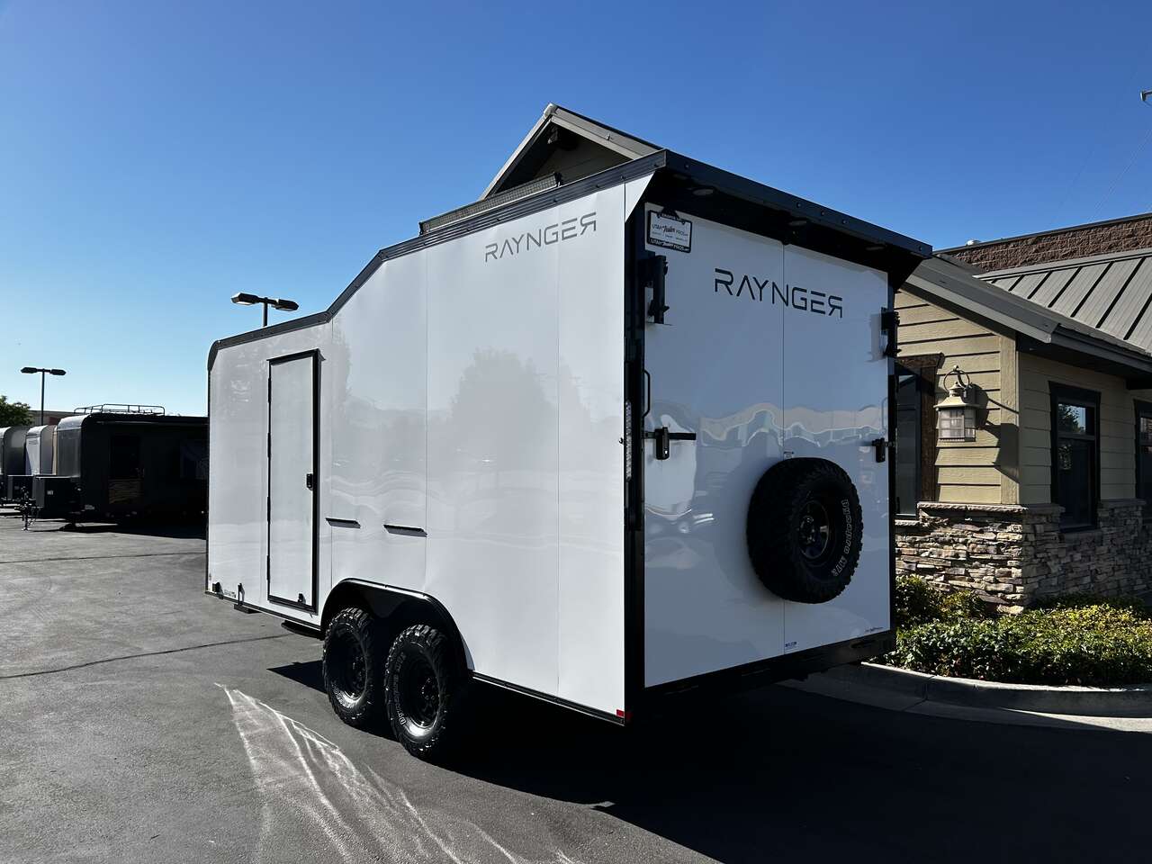 2024 RAYNGER 8.5x18 Off Road Toy Hauler Camper Enclosed Cargo UTV/ATV Pkg