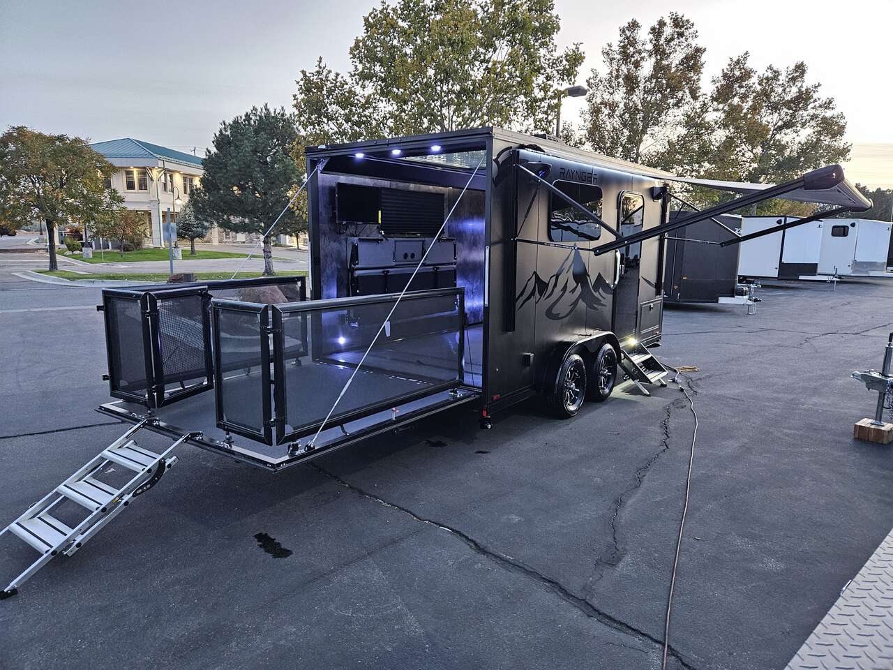 RAYNGER 7.5x16 Travel Trailer Toy Hauler Enclosed Cargo A/C,Heat, Insulated