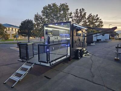 RAYNGER 7.5x16 Travel Trailer Toy Hauler Enclosed Cargo A/C,Heat, Insulated