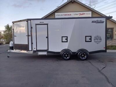 8x18 / 8.5x18 10K Toy Hauler Travel Trailer UTV/Snow Enclosed All Aluminum High Country High Country 2025