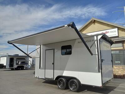 8x16 / 8.5x16 Toy Hauler RV Camper Enclosed Cargo UTV/ATV Pkg Raynger 2025