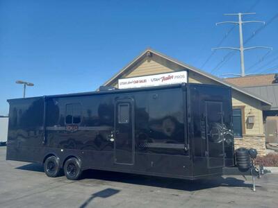 8x26 / 8.5x26 26FB NOMAD Toy Hauler Travel Trailer Enclosed Cargo Stealth