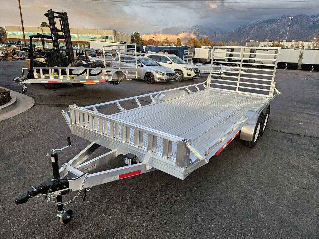 7x18 Utility ATV/UTV All Aluminum Deck Side Load Baughman BAUGHMAN 2026