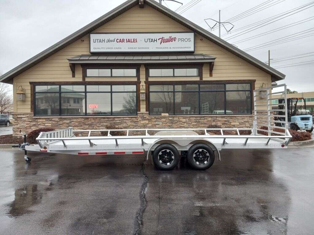 7x20 Utility ATV/UTV Side Load Angled Side All Aluminum Deck Baughman 2026