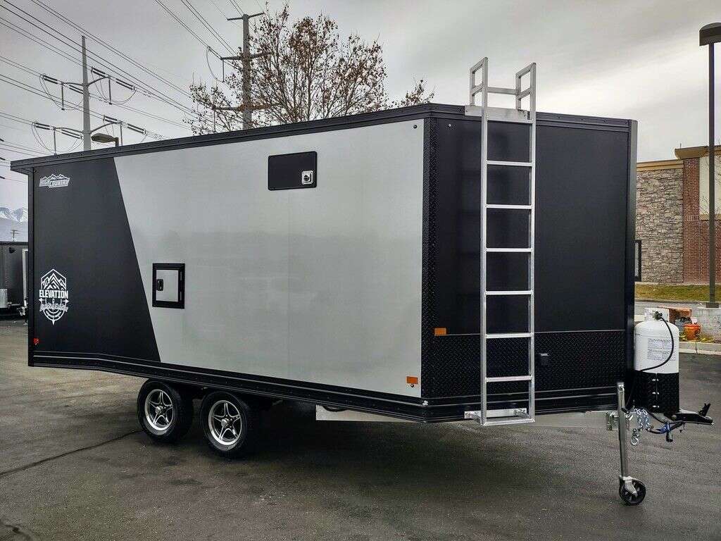 8.5x16 Enclosed Deckover Snowmobile Trailer All Aluminum High Country 2026