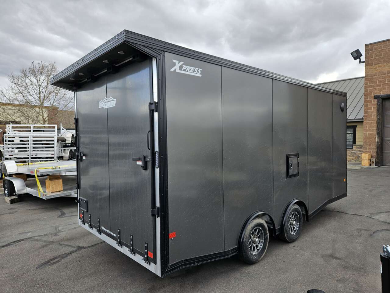 8x18 / 8.5x18 Enclosed Cargo 0.80 Aluminum PolyCore UTV/ATV Trailer