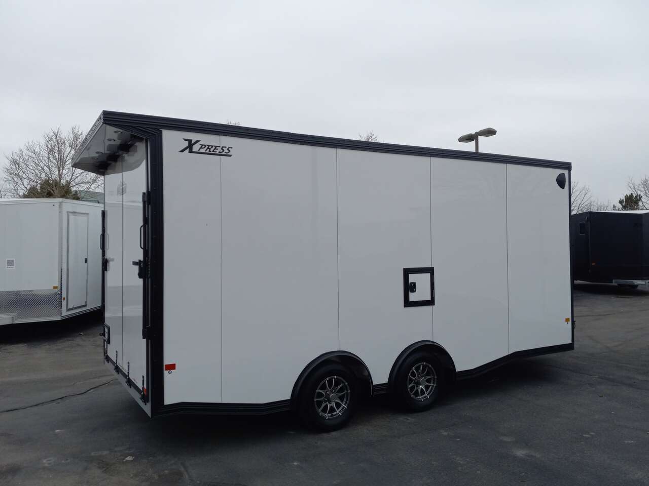 8x18 / 8.5x18 Enclosed Cargo .080 All Aluminum UTV/ATV Trailer