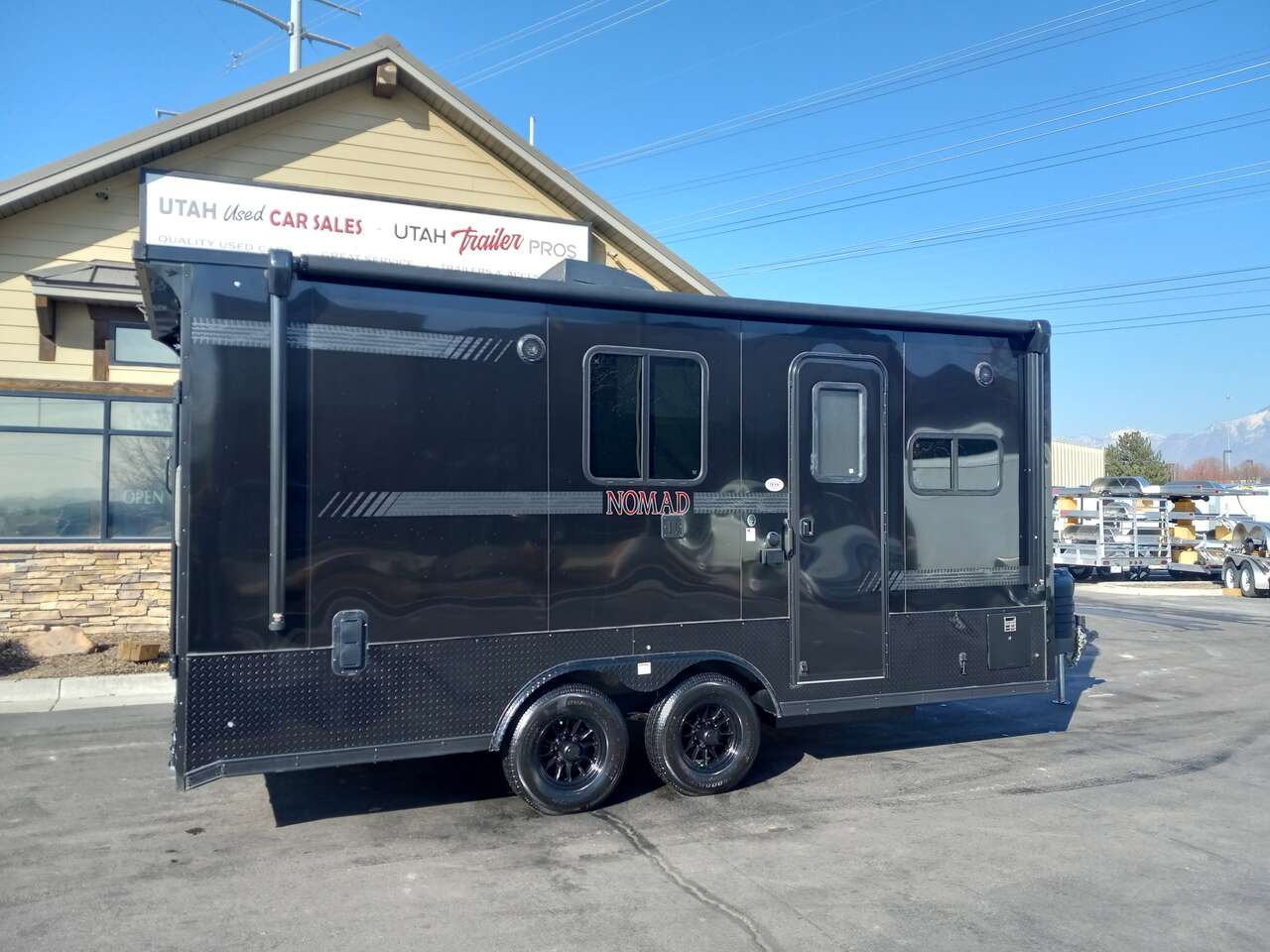 18FK 8.5x18 Stealth NOMAD Toy Hauler Travel Trailer Bumper Pull RV Camper Enclosed