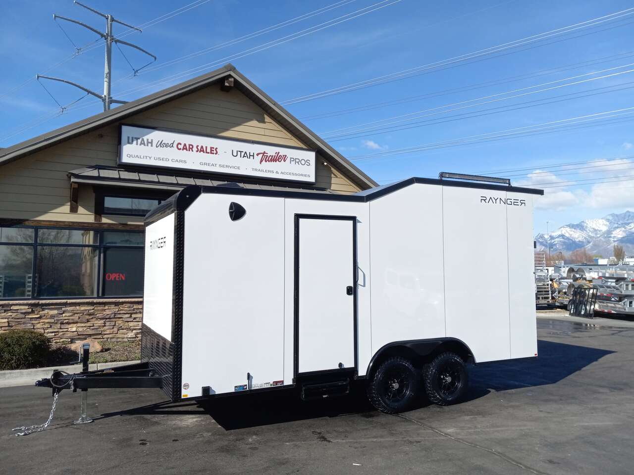 8x18 / 8.5x18 Off Road Toy Hauler Travel Trailer Enclosed Cargo UTV/ATV Pkg