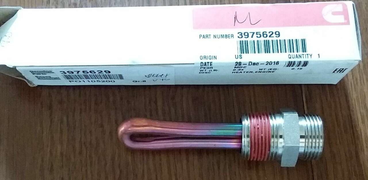 New OEM Cummins Diesel Engine Block Heater 4bt 6bt 6ct K19 K38 K50 Qsm11 Nta855