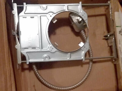 New Lightolier 1001F18U 5 Inch Frame in Kit Recess Recessed Down Light LED