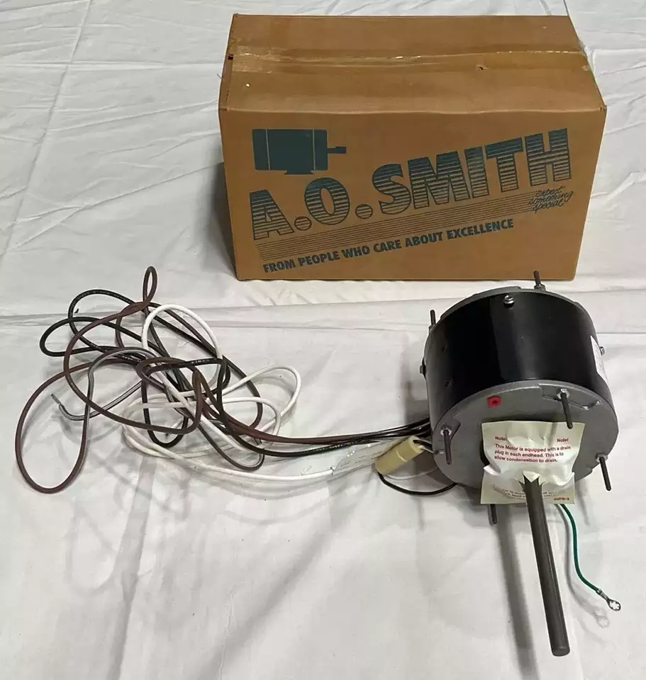 New A.O. Smith A/C Condenser Fan Motor 1/6Hp 208-230V 825/rpm 48 FSE1018SF
