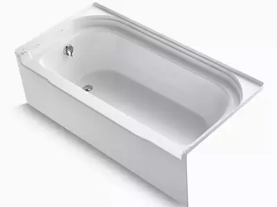 White Bathtub Kohler Sterling 60" x 30" x 15" apron ACCORD - Left Drain - Bath Tub Shower