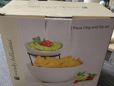 Chip And Dip Bowl Set