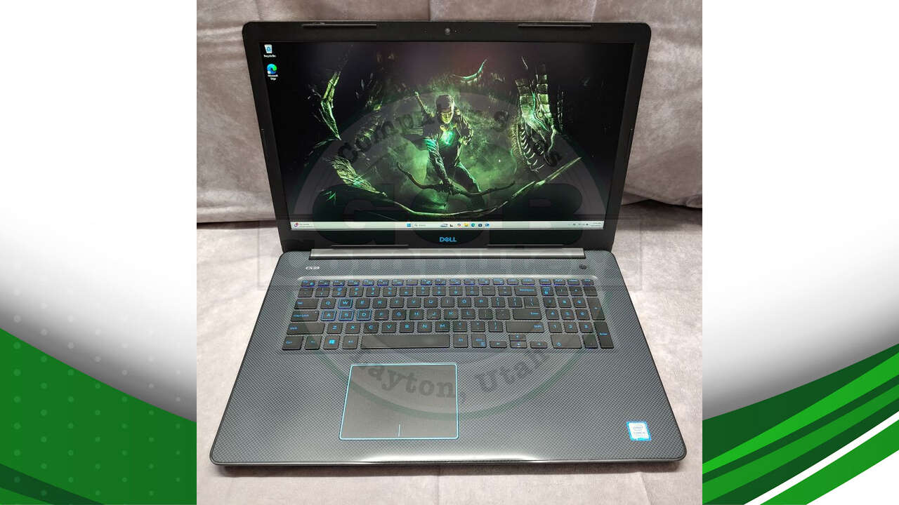 Dell G3 3779 i5-8300H Gaming Laptop 2TB SSD 32GB RAM GTX 1050Ti 1080p Screen 17 Inch Windows 11 Gaming Laptop