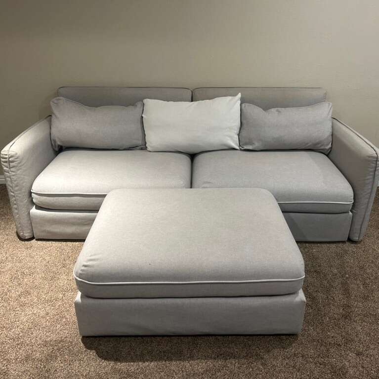 Gray Modular Sectional Couch Furniture