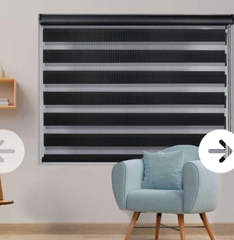 Luckup Zebra Blinds Dual Roller 24"w X 72"h