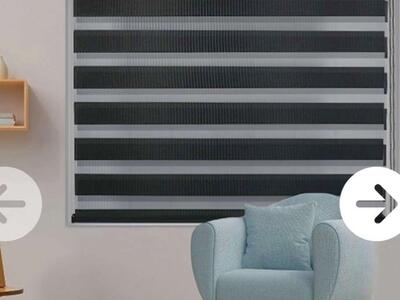 Luckup Zebra Blinds Dual Roller 24"w X 72"h