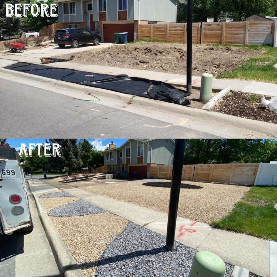 Xeriscape, Sod Installation, Grading, Sprinkler Install, Concrete, and More!