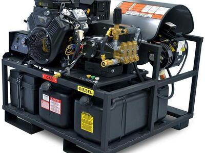 Karcher LFT Skid 5.0/40 5.0 GPM @ 4000 PSI Belt Drive 25HP Kärcher V-twin Engine Hot Water Pressure Washer