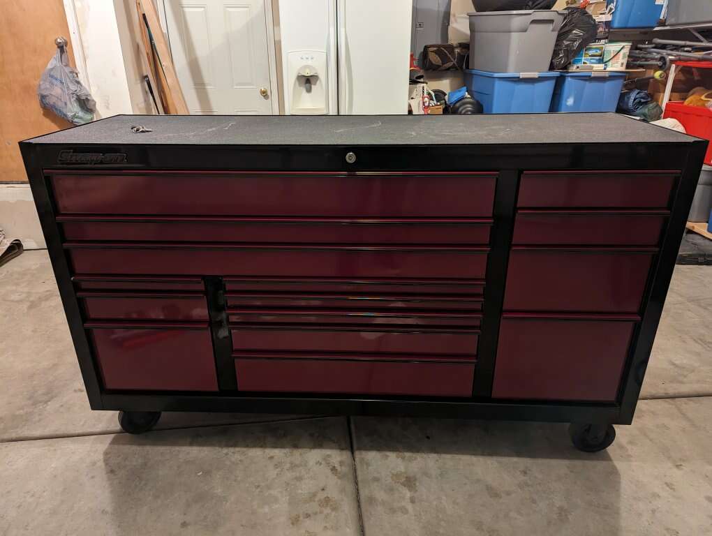 Snap-On 73 inch Triple Bank Toolbox