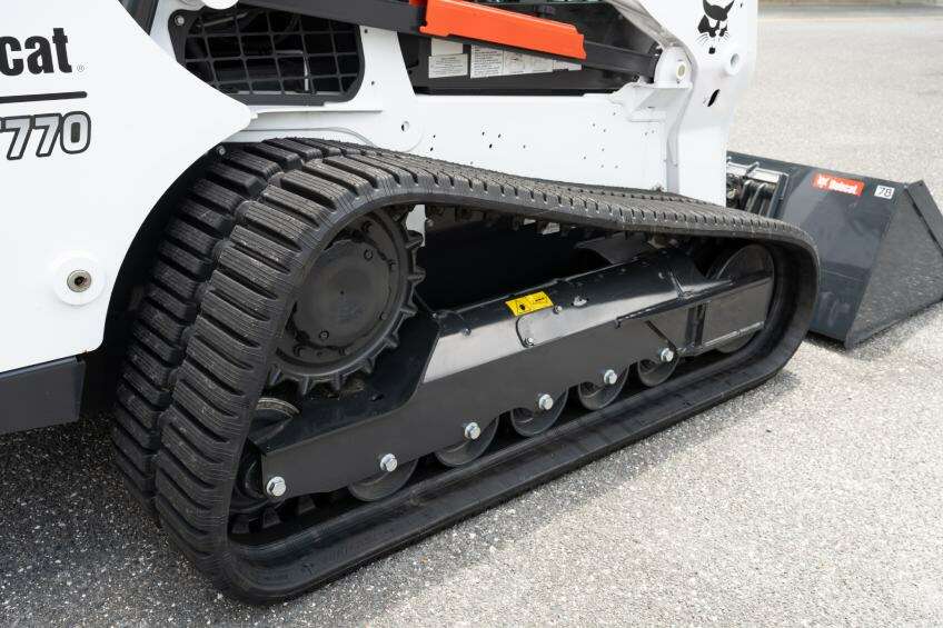 Skid steer tires and mini excavator tracks for sale. Great prices and variety! Install available