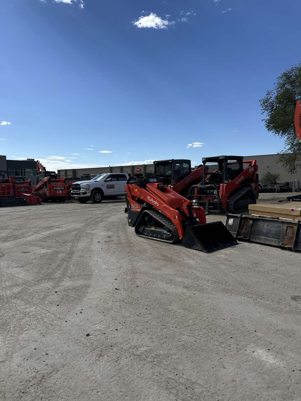 SCL100 for rent. Great stand-on mini skid steer