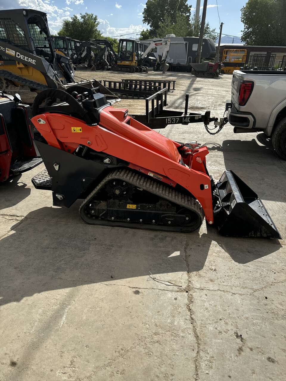 Dingo mini stand on skid steer bobcat for rent. Only 41 inches wide. Save money!!