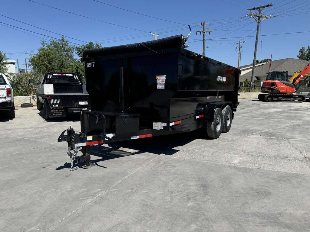 High Side Texas Pride Dump Trailer Rental – 7x14, 14k Capacity