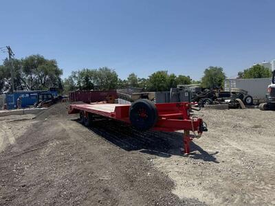14k Red Diamond C Deck Over Equipment Hauler Trailer