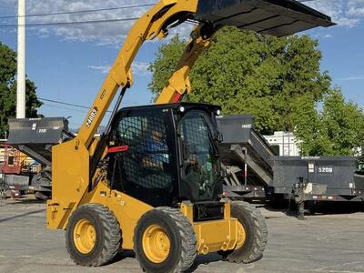 CAT 242D3 Wheel Skid Steer for Rent
