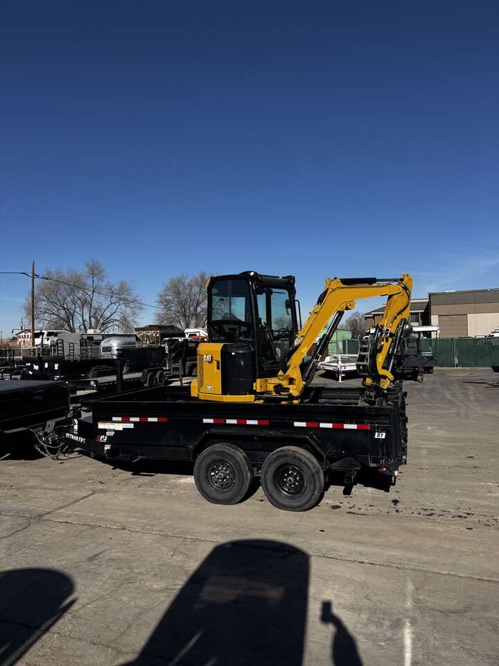 CAT 303 Mini Excavator & Dump Trailer Combo for Rent