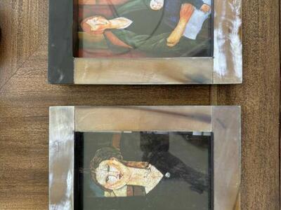 Set Of 2 New Contemporary 5 X 7 Inch Frames