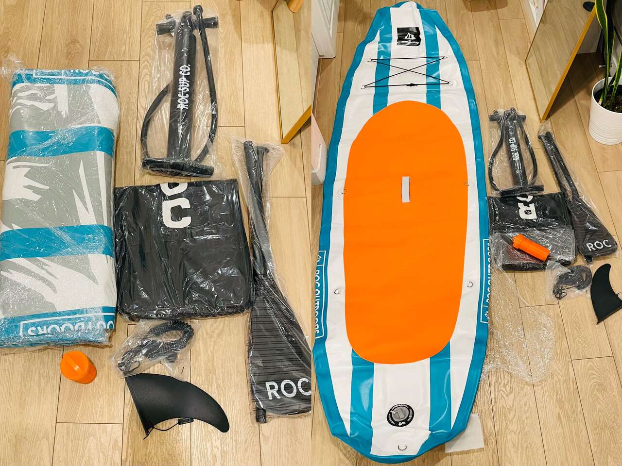 Multiple new in box paddle board