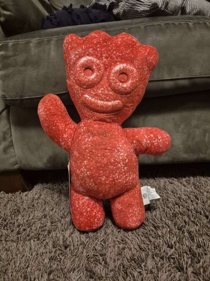 New Red Sour Patch Kids plushy
