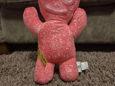 New Pink Sour Patch Kids plushy
