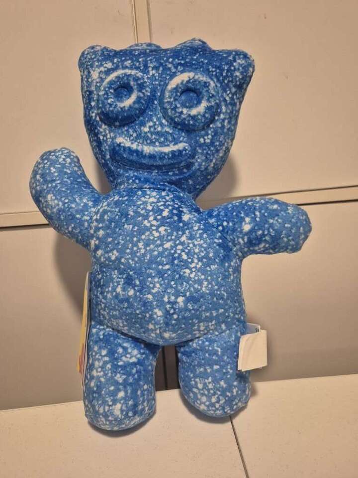 New Blue Sour Patch Kids plushy