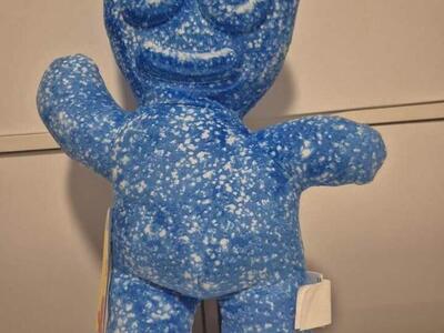 New Blue Sour Patch Kids plushy