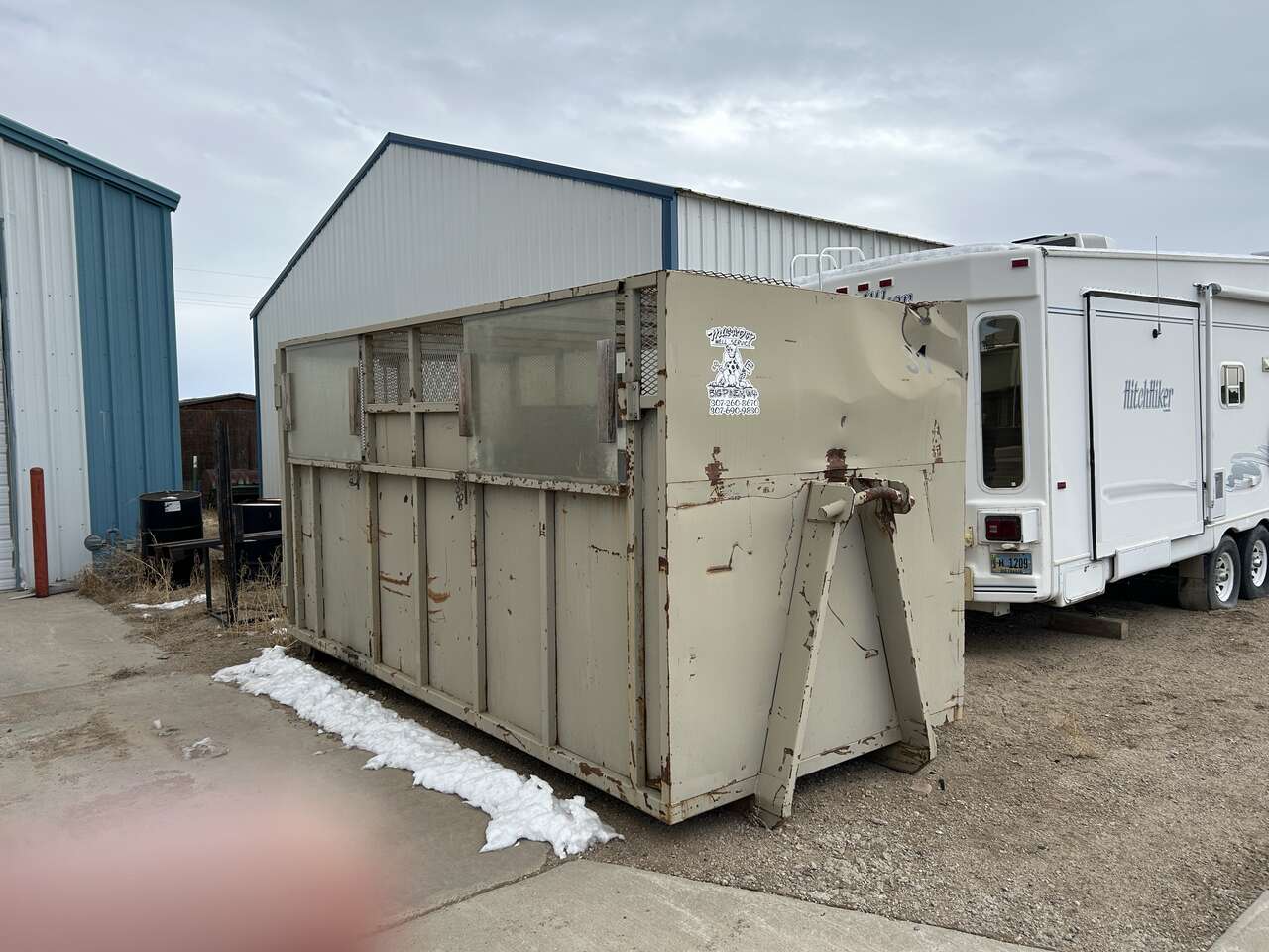 Eight 2015 5 Star Hooklift Dumpsters