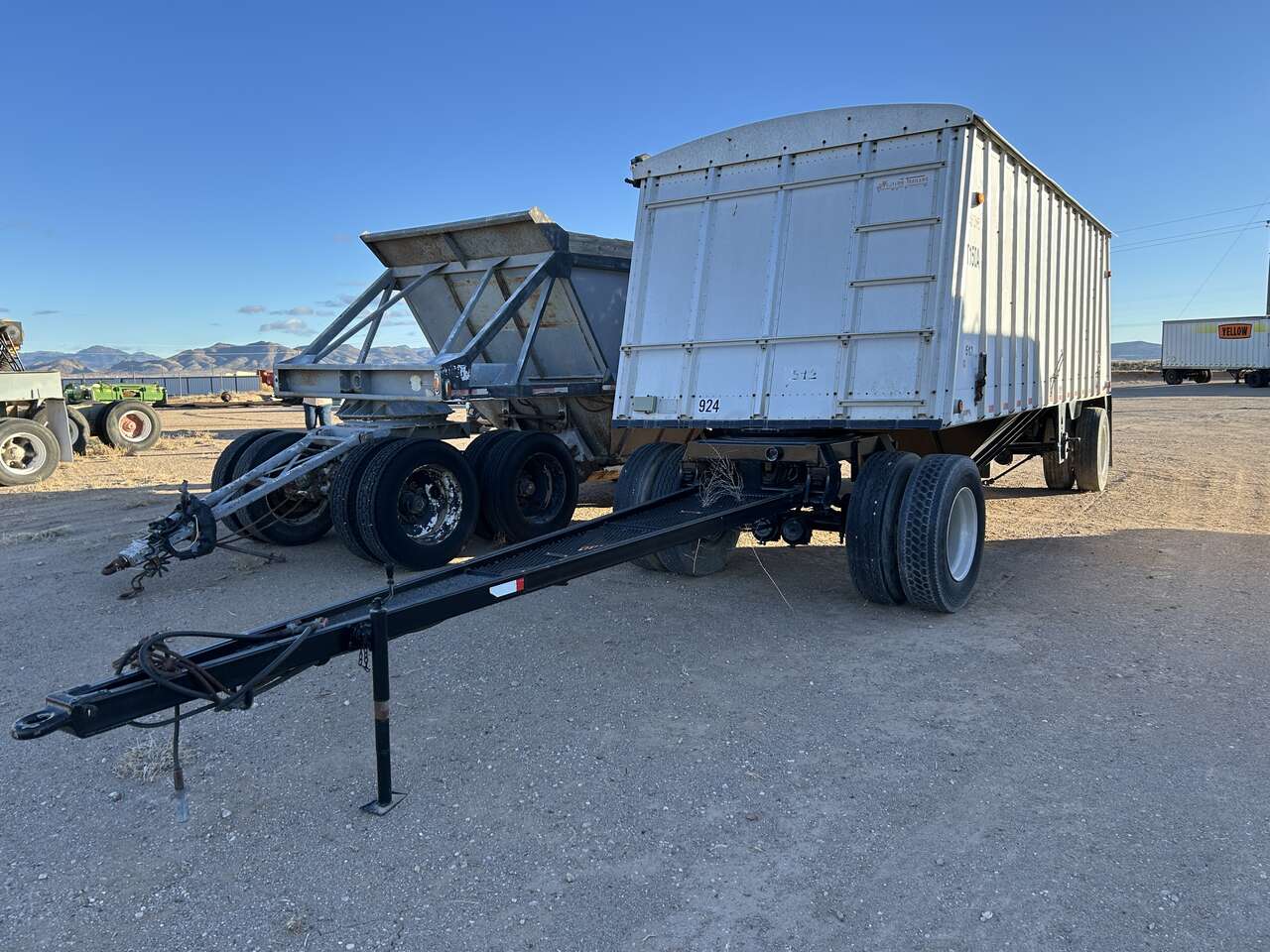 1991 Western Trailers Hopper Bottom Pup Trailer
