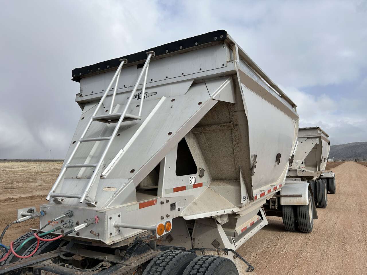 1995 Beall Belly Dump Trailer Set