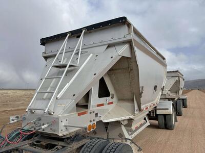 1995 Beall Belly Dump Trailer Set
