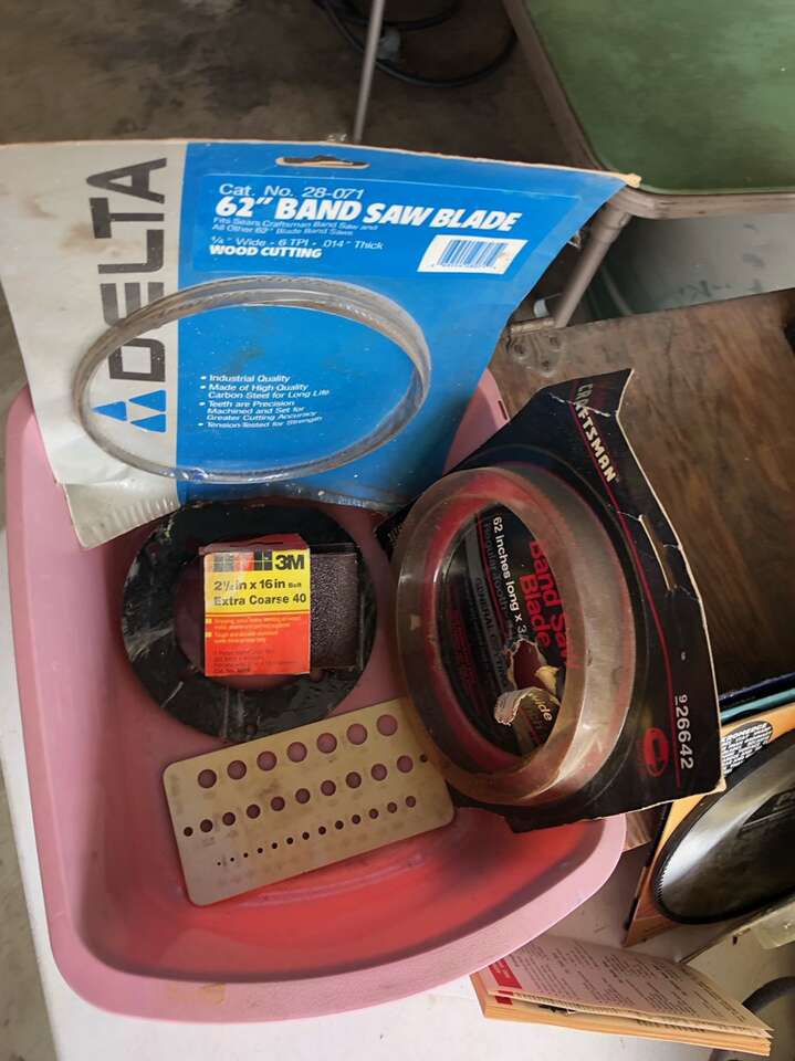 Two 62 Band Saw Blades