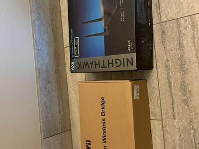 New Nighthawk Router & UeeVii Bridge System