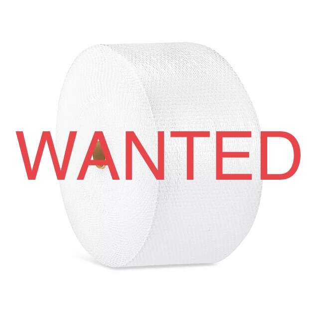 WANTED ISO Bubblewrap Bubble Wrap Packing Bubbles