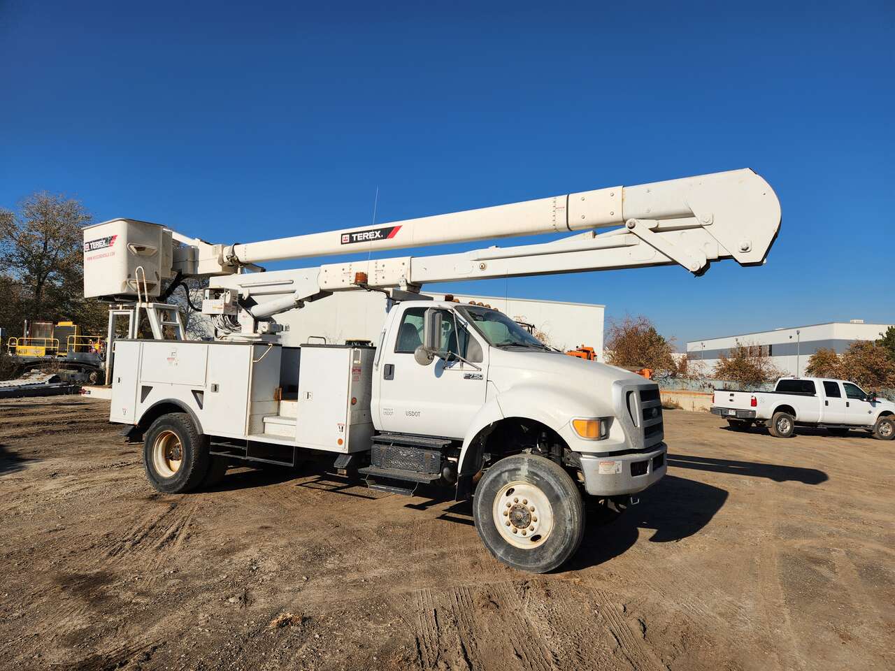 2012 Ford F750 4x4, Hi-Ranger 5TC-55 Bucket Truck