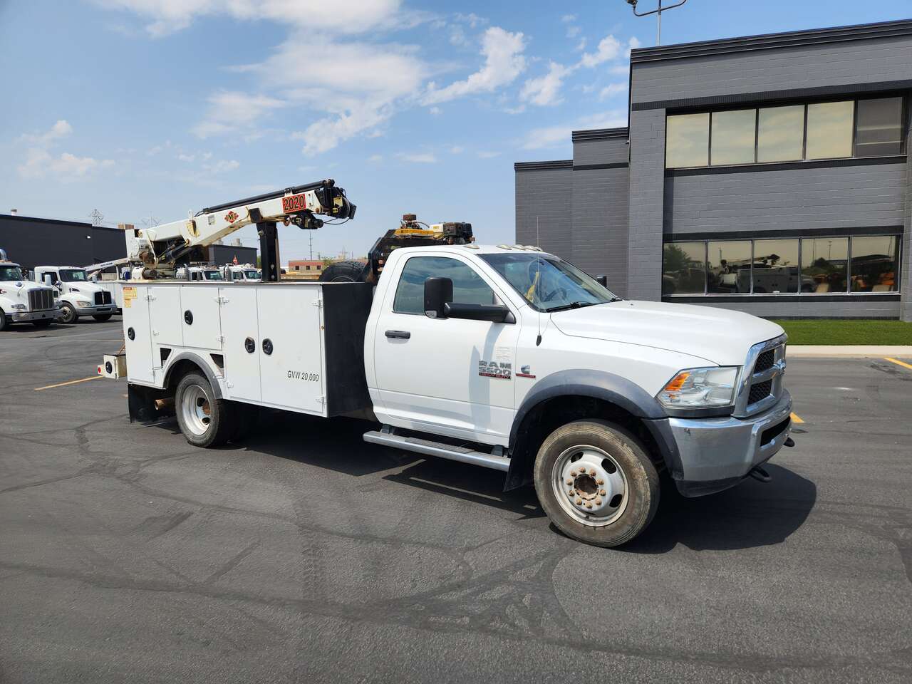2017 Ram 5500 4x4 Mechanics Truck, 5,000 lbs IMT Crane
